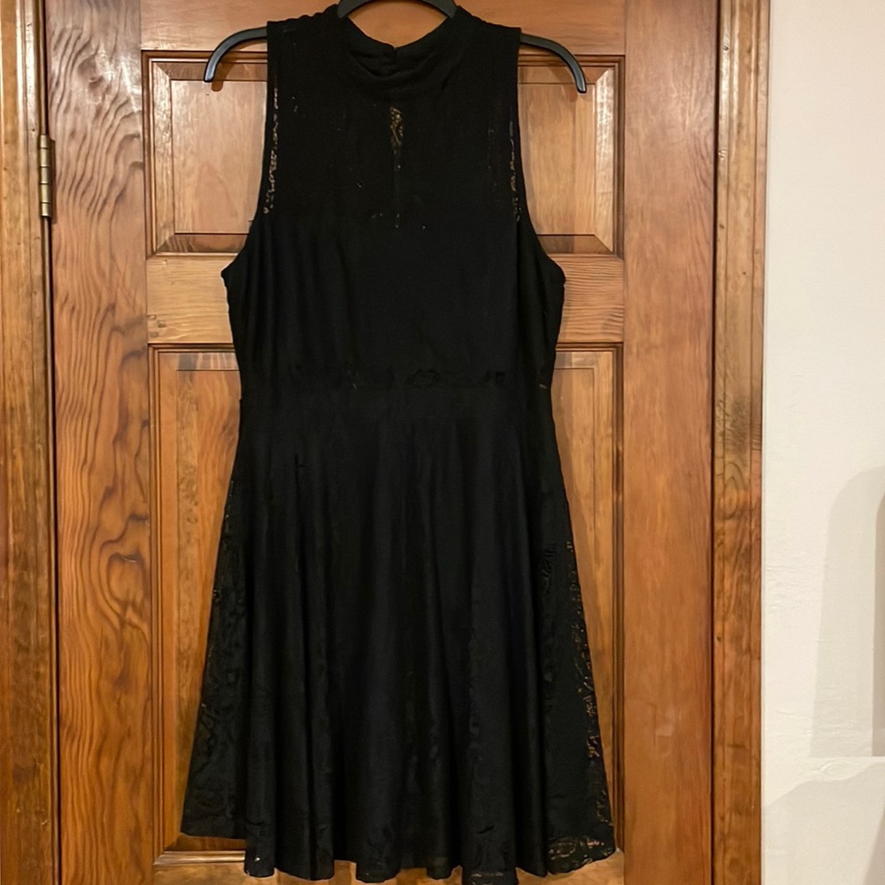 Black lace dress